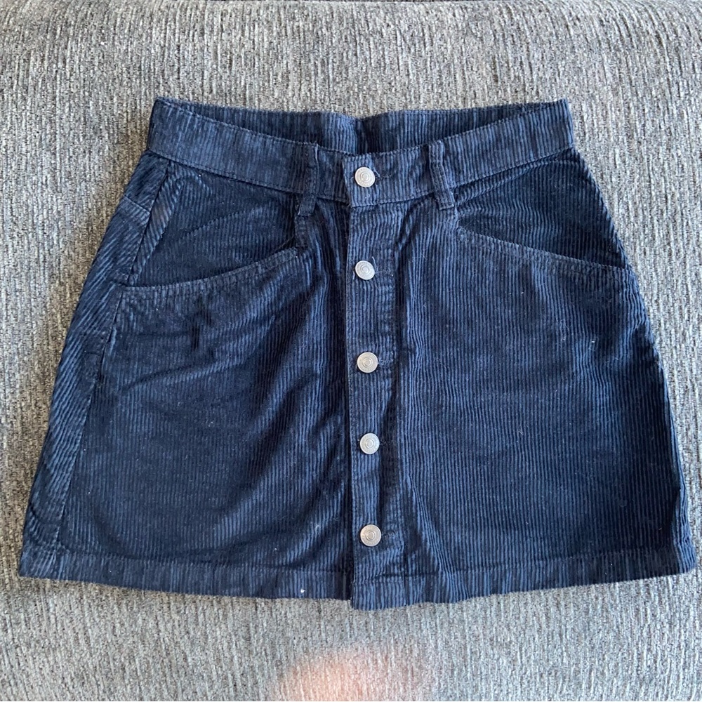 Free People Corduroy Mini Skirt